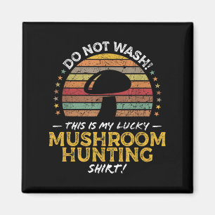 Mushroom Jagd Funny Foraging Morel Quote Graphi Magnet