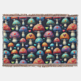 Mushroom Love Decke