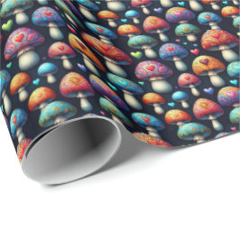Mushroom Love Geschenkpapier