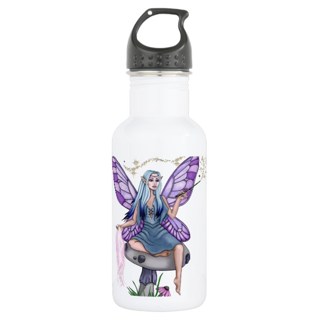 Mushroom Magic Fairy Edelstahlflasche (Vorderseite)