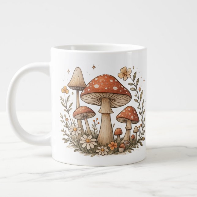Mushroom Magic Mug Jumbo-Tasse (Links)