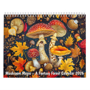 Mushroom Magic – Un calendrier de forêt fantastiqu
