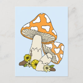 Mushroom Mini Art oder Postkarte