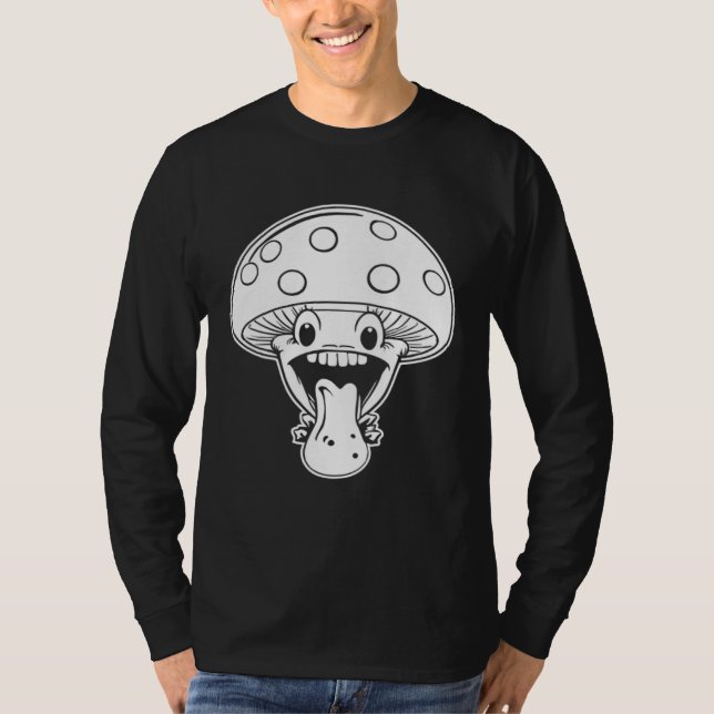 Mushroom Mushrooming Fungi  Hunter Mycology Shroom T-Shirt (Vorderseite)