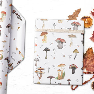 Mushroom-Muster Geschenkpapier