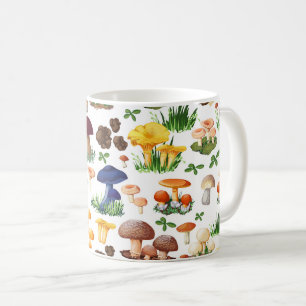 Mushroom-Muster Kaffeetasse