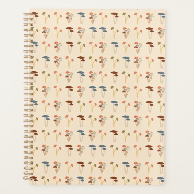 Mushroom-Muster Planer (Vorderseite)