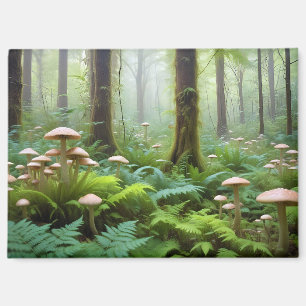 Mushroom Nah-up Forest Ruhige Natursaison Magnet