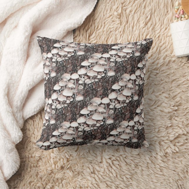 Mushroom Nature Art Kissen (Decke)
