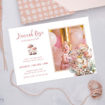 Mushroom Niedlich Blush Pink Woodland Foto Geburts
