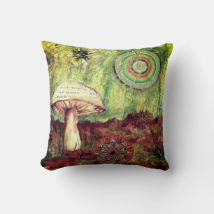 Mushroom Patchwork Artwork Kissen