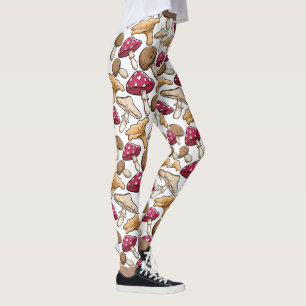 Mushroom Pattern Leggings