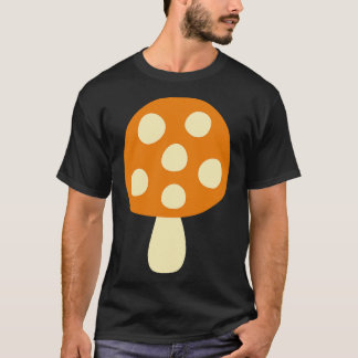 Mushroom Pattern Niedlich Ästhetische Mykologie Fu T-Shirt