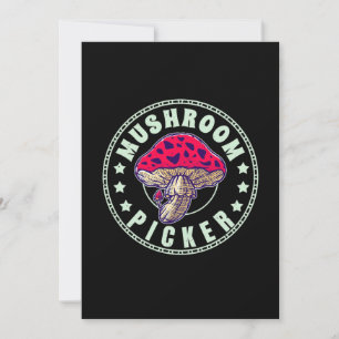 Mushroom Picker Einladung