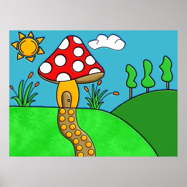 Mushroom Poster (Vorne)