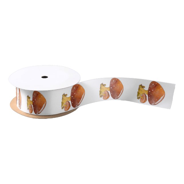 Mushroom Ribbon Satinband (Spule)