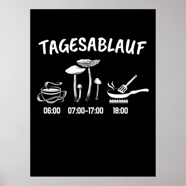 Mushroom-Sammlerplan Poster (Vorne)