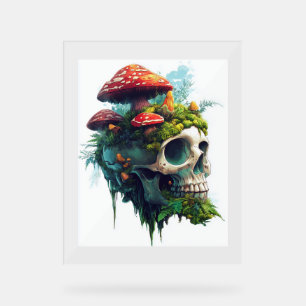 Mushroom Skull Grove Acrylschild