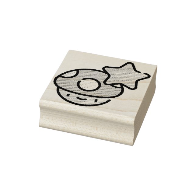 Mushroom Star Gummistempel (Stempel)