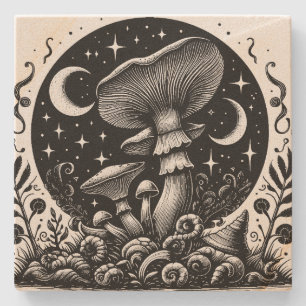 Mushroom Steinuntersetzer