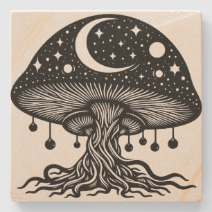 Mushroom Steinuntersetzer