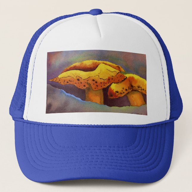 Mushroom, toadstool, fungi duo  Hat Truckerkappe (Vorderseite)