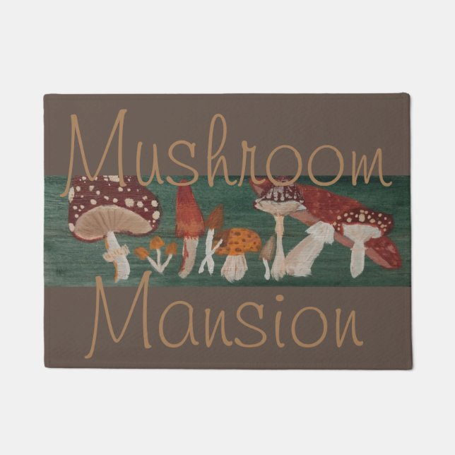 Mushroom-Türmchen Fußmatte (Vorderseite)