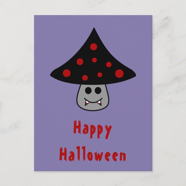 Mushroom Vampire Postcard Postkarte (Vorderseite)