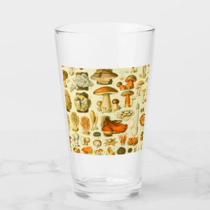 Mushroom Vintag Toadstool Antike Illustration Glas