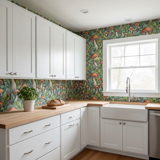 Mushroom-Wald Tapete (Von Creator hochgeladen)