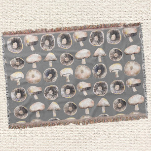 Mushroom Watercolor Decke