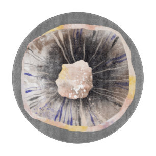 Mushroom Watercolor Schneidebrett