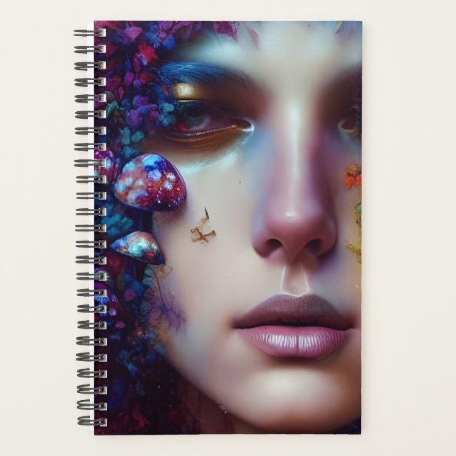 Mushroom Woman Fantasy Planer (Vorderseite)
