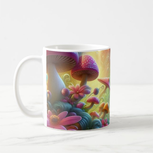 Mushroom World Kaffeetasse (Links)