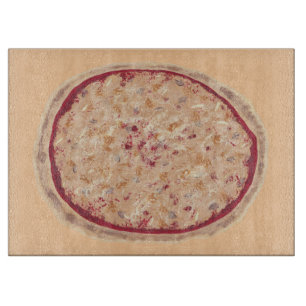 Mushroom Zion Käse Pizza Painting Cutting Board Schneidebrett