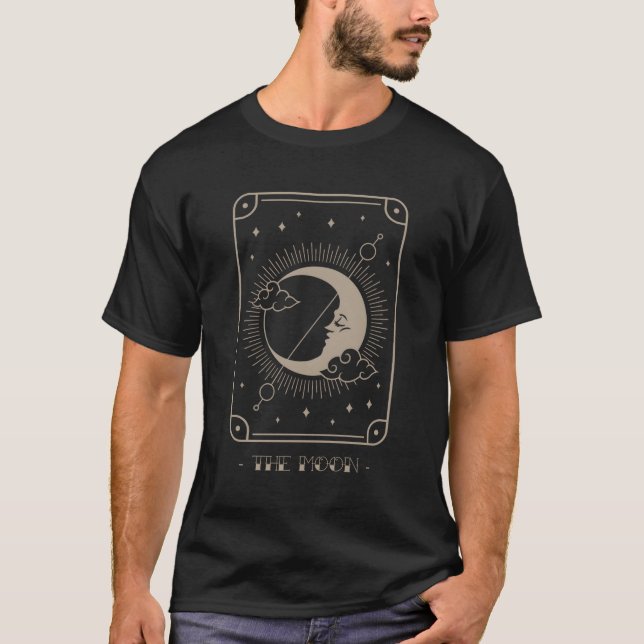 Mushrooms Boho Moon Phases Hütte Core Ästhetik T-Shirt (Vorderseite)