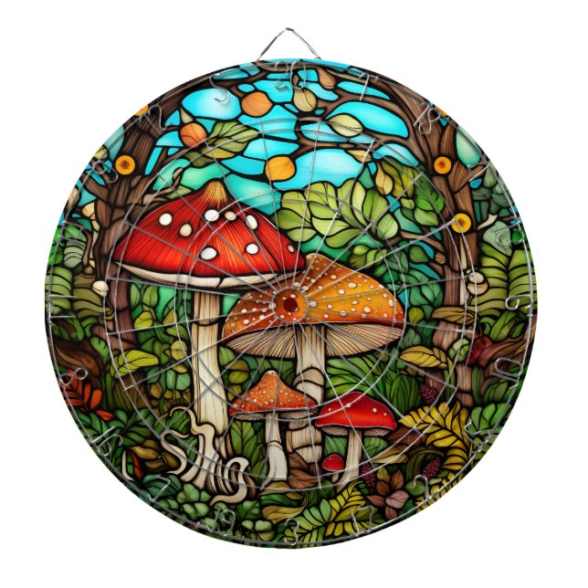 Mushrooms Dartboard Dartscheibe (vorne)