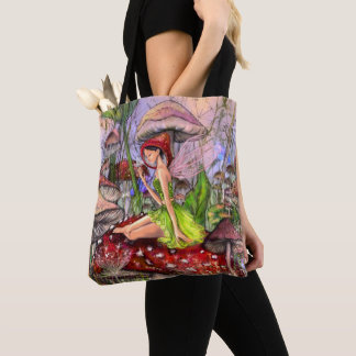 Mushrooms Fantasy Tote Bags