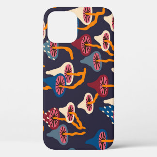 Mushrooms Illustration Fabric Wrapping Pattern Case-Mate iPhone Hülle
