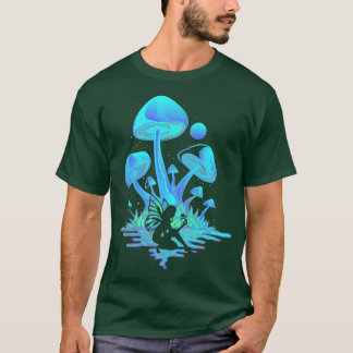 Mushrooms Rose Fairycore Goblincore-Fee T-Shirt