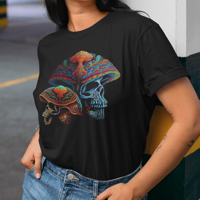 Mushrooms Skulls T - Shirt (Von Creator hochgeladen)