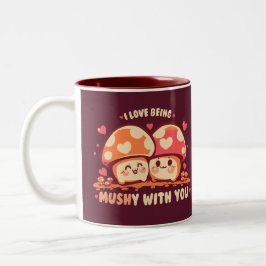 MUSHy mit dir sein Zweifarbige Tasse