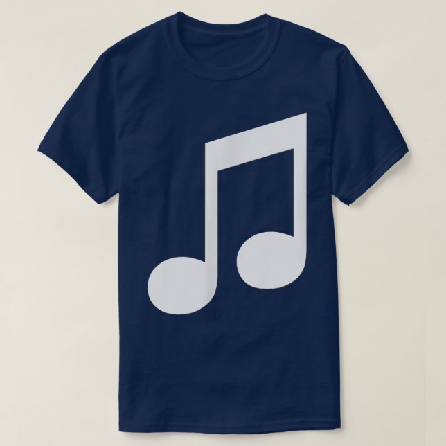 Music 8th Notes Tee Shirt  (Design vorne)
