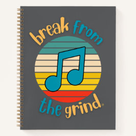 Music Achte Note BFTG Notizbuch