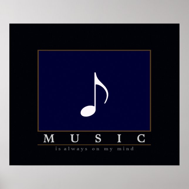 music always on my mind poster (Vorne)