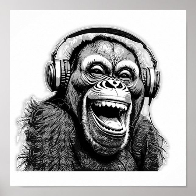 Music Ape Poster (Vorne)