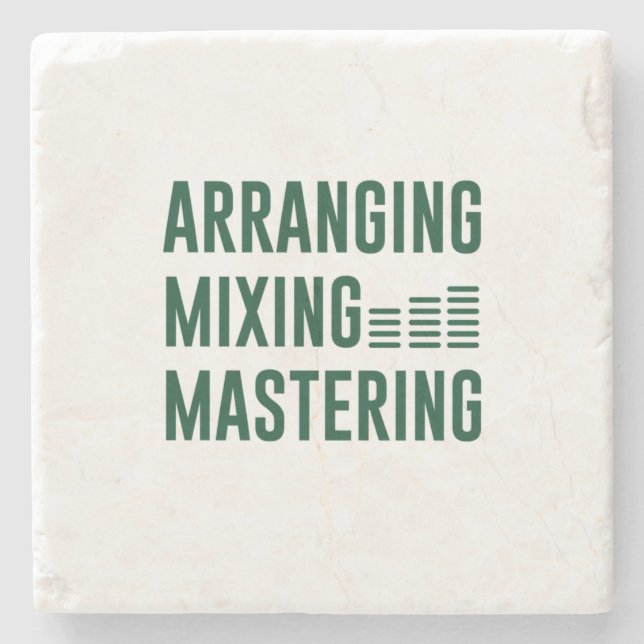 Music Arranging Mixing Mastering Steinuntersetzer (Vorderseite)