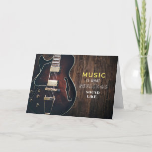 Music Art Music ist Gefühl Karte