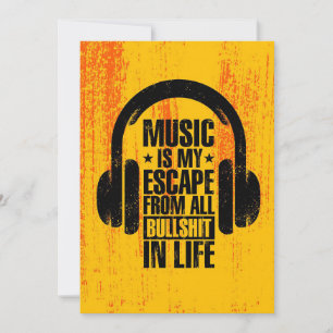 Music Art Music ist meine Escape Save The Date