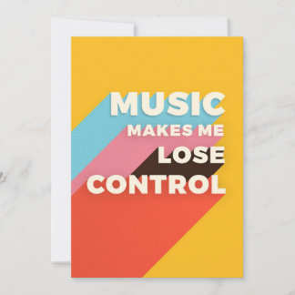 Music Art Music macht mich zu einer verlassenen Ko Einladung